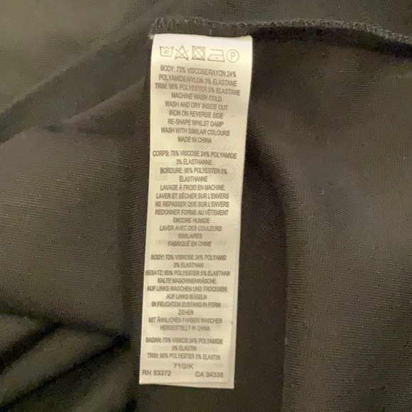 NWOT French Connection Mesh-Inset Sleeveless Bodycon Dress - 6 - Picture 8 of 12